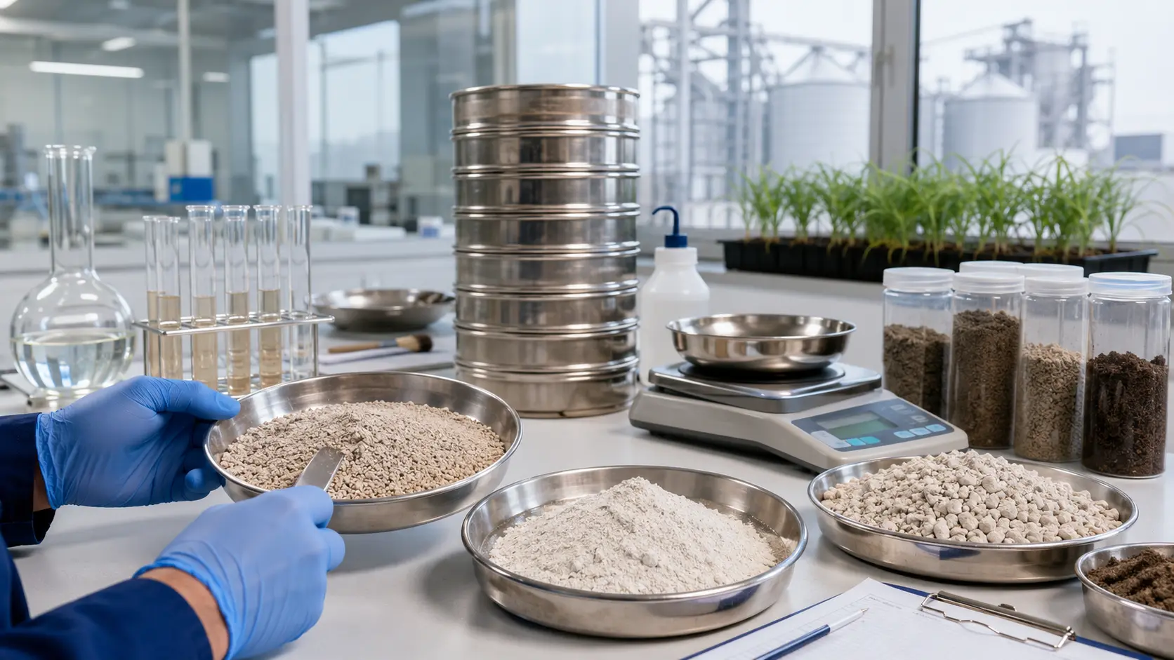 Quality and particle-size review of natural agricultural gypsum
