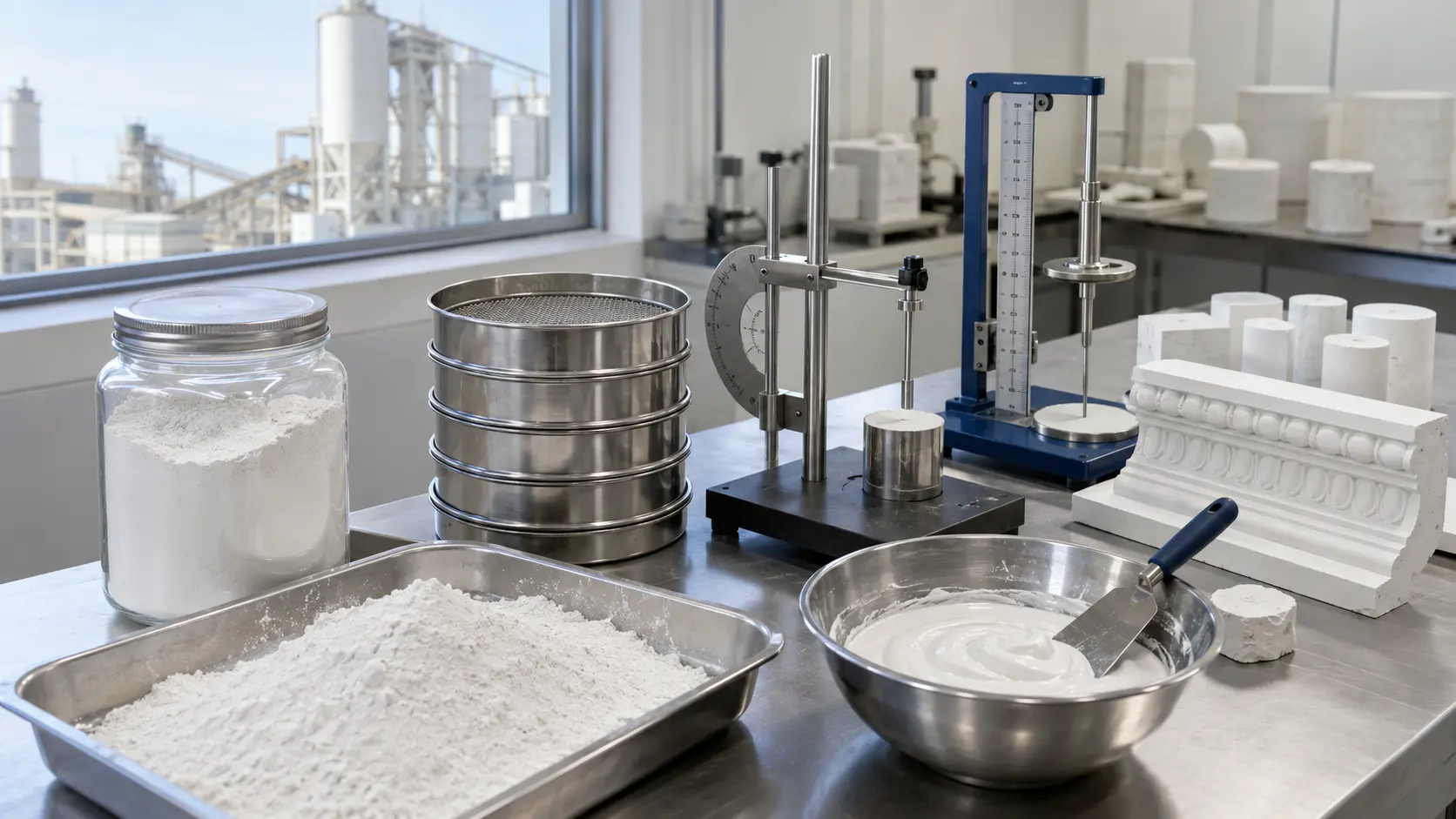 Quality review of Plaster of Paris setting behaviour fineness and casting finish